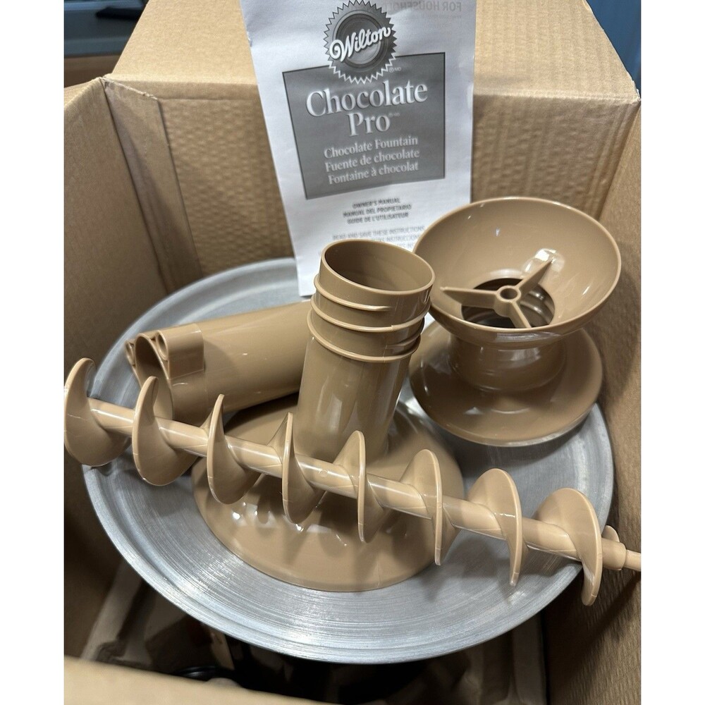 Wilton Chocolate Fountain Pro 3-Tier, 4lb Capacity, Electric, Brown - Picture 3 of 3